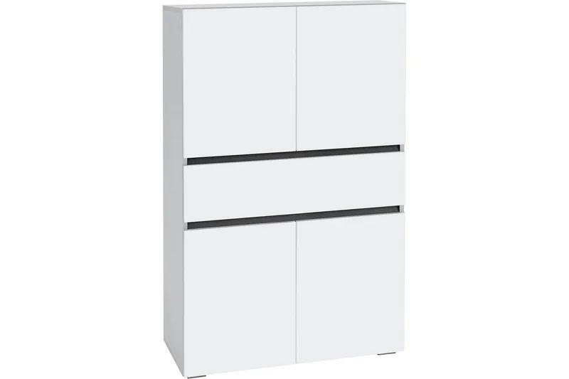 Wisla Højskab til Badeværelse 130x76x35 cm, Hvid