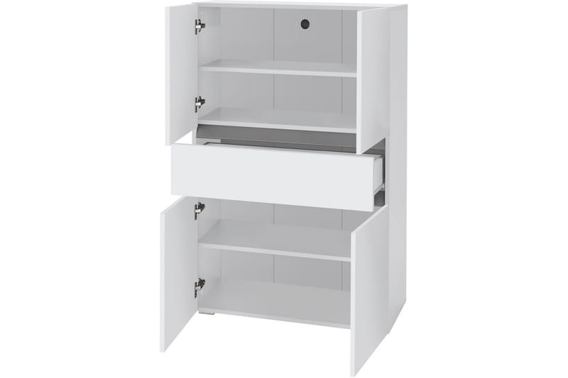 Wisla Højskab til Badeværelse 130x76x35 cm - Hvid - Hus & renovering - Køkken & bad - Badeværelse - Badeværelsesmøbler - Badeværelsesskab