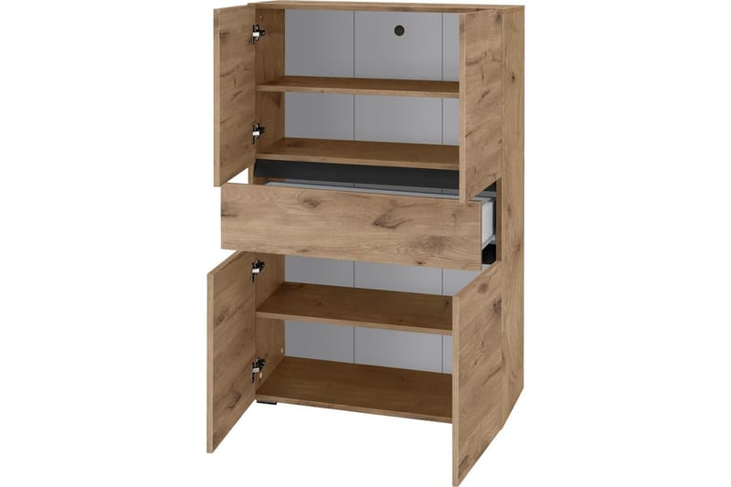 Wisla Højskab til Badeværelse 130x76x35 cm - Natur - Hus & renovering - Køkken & bad - Badeværelse - Badeværelsesmøbler - Badeværelsesskab