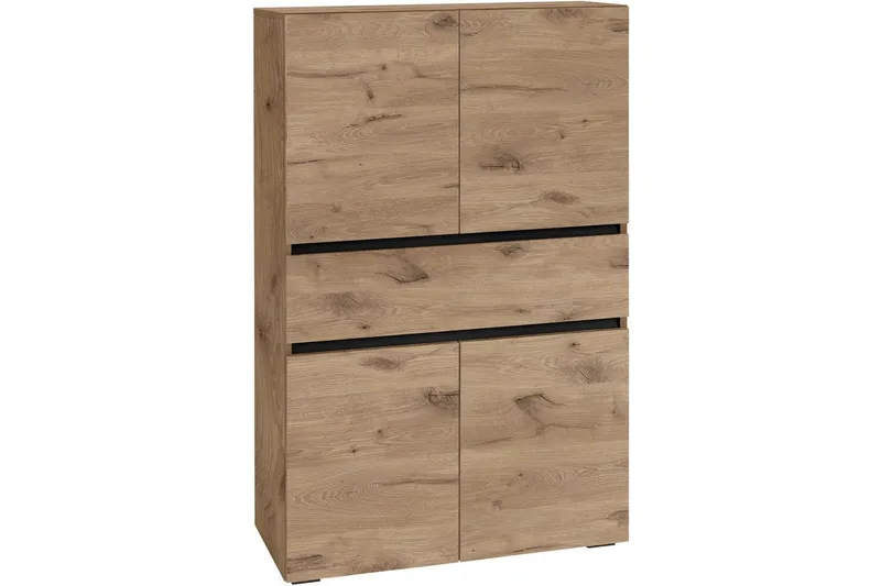 Wisla Højskab til Badeværelse 130x76x35 cm, Natur