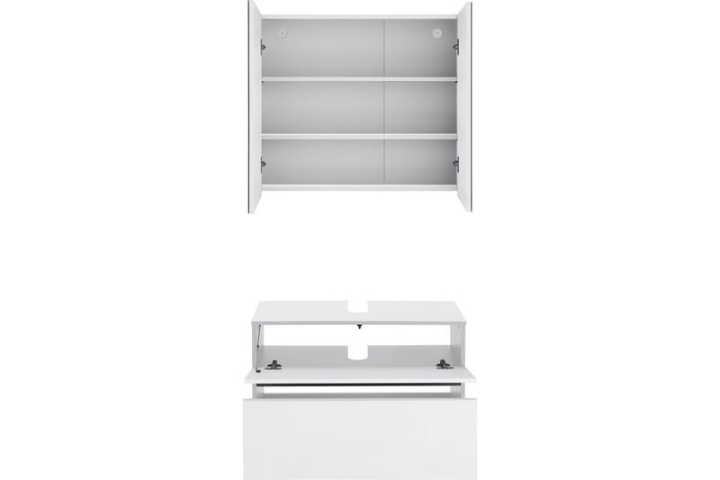 Wisla Komplet møbelpakke - Hvid - Hus & renovering - Køkken & bad - Badeværelse - Badeværelsesmøbler - Komplette møbelpakker