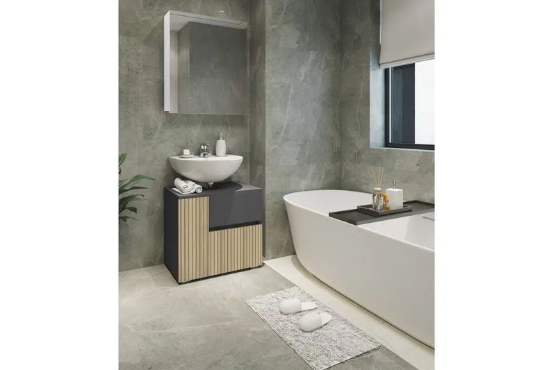 Wisla Vaskeskab 60 cm - Natur - Hus & renovering - Køkken & bad - Badeværelse - Badeværelsesmøbler - Underskab badeværelse