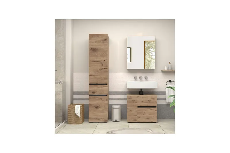 Wisla Vaskeskab 60 cm - Natur - Hus & renovering - Køkken & bad - Badeværelse - Badeværelsesmøbler - Underskab badeværelse
