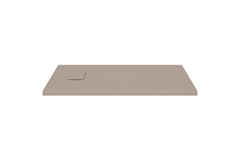 brusekar 100x70 cm SMC brun - Brun - Øvrige badeværelsestilbehør - Brusekar