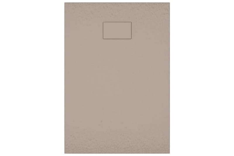 brusekar 100x70 cm SMC brun - Brun - Hus & renovering - Køkken & bad - Badeværelse - Brusearmatur & tilbehør