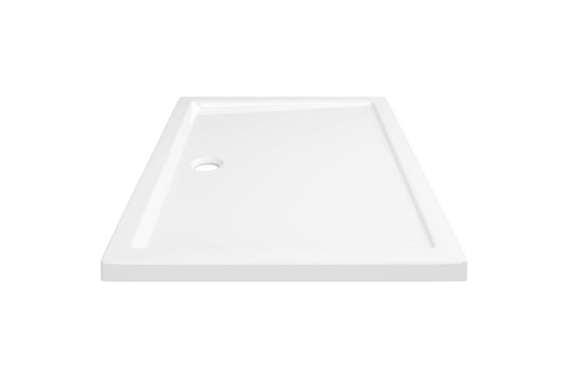 brusekar 70x100 cm ABS rektangulært hvid - Hvid - Hus & renovering - Køkken & bad - Badeværelse - Brusearmatur & tilbehør