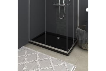 brusekar 70x100 cm ABS rektangulært sort - Sort - Hus & renovering - Køkken & bad - Badeværelse - Brusearmatur & tilbehør