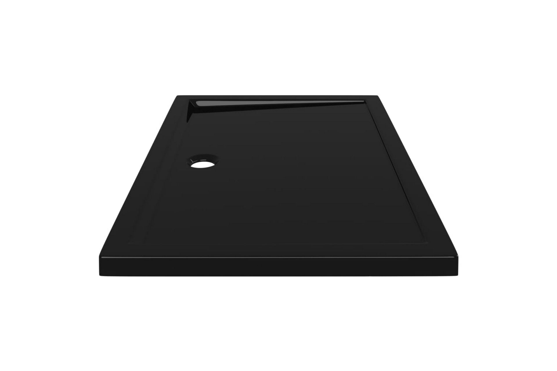 brusekar 70x100 cm ABS rektangulært sort - Sort - Hus & renovering - Køkken & bad - Badeværelse - Brusearmatur & tilbehør