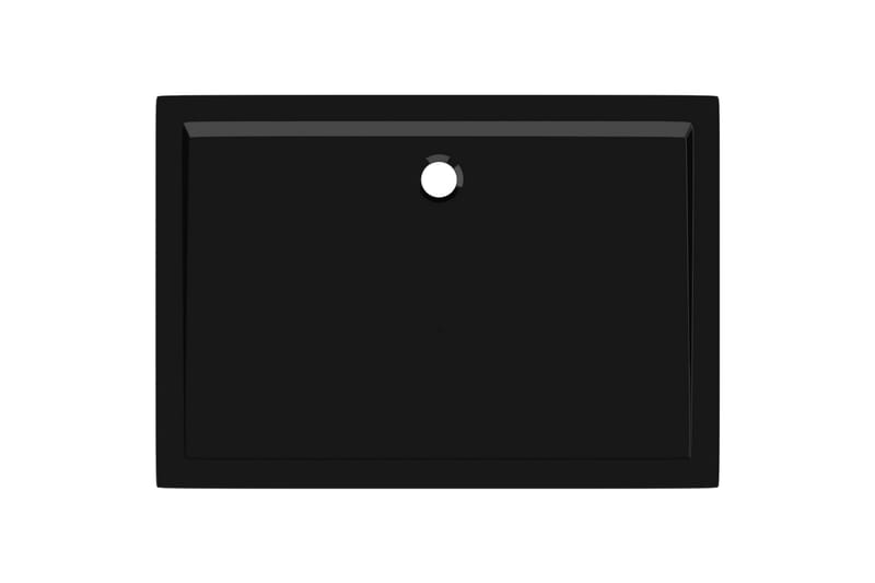 brusekar 70x100 cm ABS rektangulært sort - Sort - Hus & renovering - Køkken & bad - Badeværelse - Brusearmatur & tilbehør