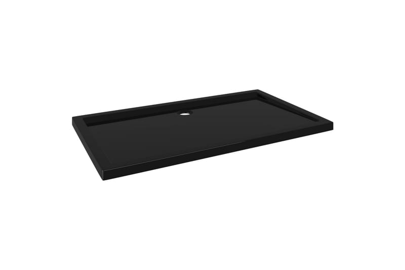 brusekar 70x120 cm ABS rektangulært sort - Sort - Hus & renovering - Køkken & bad - Badeværelse - Brusearmatur & tilbehør