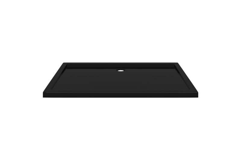 brusekar 70x120 cm ABS rektangulært sort - Sort - Hus & renovering - Køkken & bad - Badeværelse - Brusearmatur & tilbehør