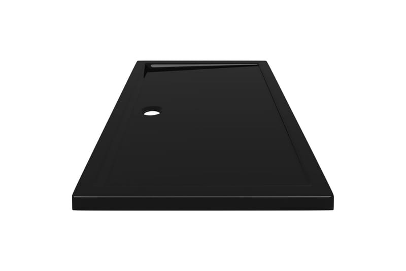 brusekar 70x120 cm ABS rektangulært sort - Sort - Hus & renovering - Køkken & bad - Badeværelse - Brusearmatur & tilbehør