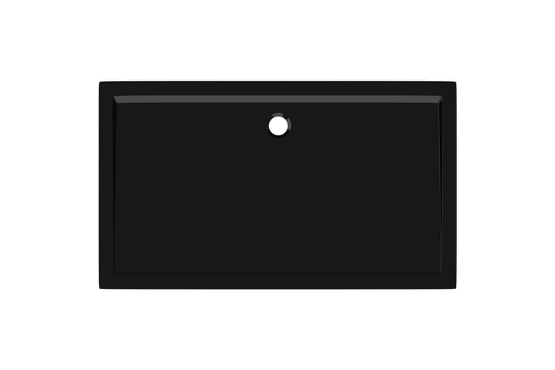 brusekar 70x120 cm ABS rektangulært sort - Sort - Hus & renovering - Køkken & bad - Badeværelse - Brusearmatur & tilbehør