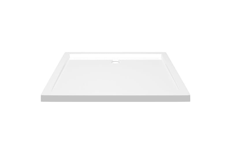 brusekar 70x90 cm ABS rektangulært - Hvid - Hus & renovering - Køkken & bad - Badeværelse - Brusearmatur & tilbehør
