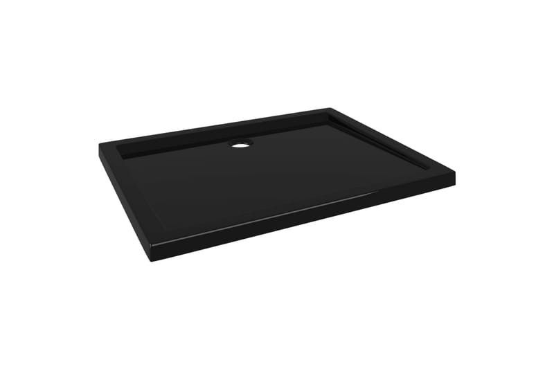 brusekar 70x90 cm ABS rektangulært sort - Sort - Hus & renovering - Køkken & bad - Badeværelse - Brusearmatur & tilbehør