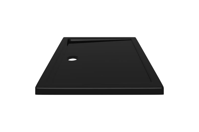 brusekar 70x90 cm ABS rektangulært sort - Sort - Hus & renovering - Køkken & bad - Badeværelse - Brusearmatur & tilbehør