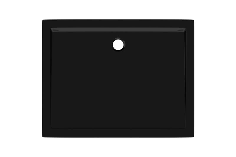 brusekar 70x90 cm ABS rektangulært sort - Sort - Hus & renovering - Køkken & bad - Badeværelse - Brusearmatur & tilbehør