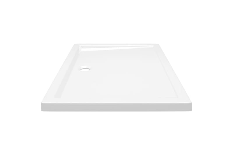 brusekar 80x100 cm ABS rektangulært - Hvid - Hus & renovering - Køkken & bad - Badeværelse - Brusearmatur & tilbehør