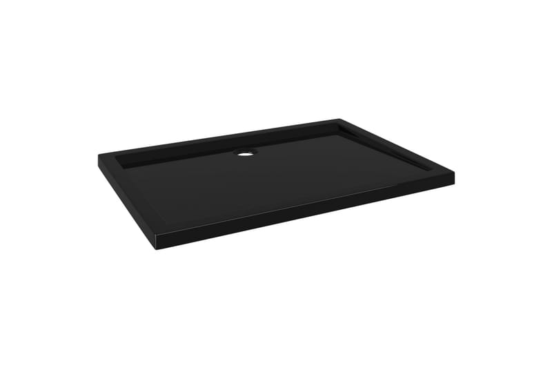 brusekar 80x110 cm ABS rektangulært sort - Sort - Hus & renovering - Køkken & bad - Badeværelse - Brusearmatur & tilbehør