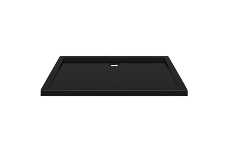 brusekar 80x110 cm ABS rektangulært sort - Sort - Hus & renovering - Køkken & bad - Badeværelse - Brusearmatur & tilbehør