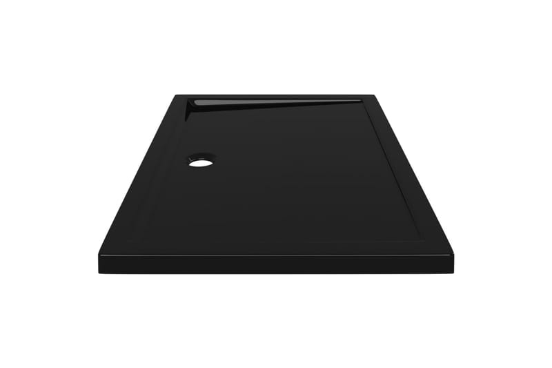 brusekar 80x110 cm ABS rektangulært sort - Sort - Hus & renovering - Køkken & bad - Badeværelse - Brusearmatur & tilbehør
