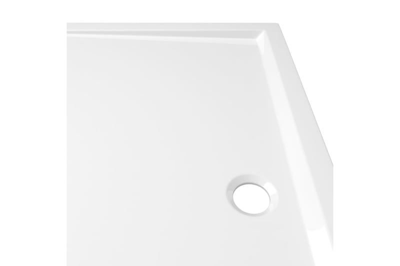 brusekar 80x120 cm ABS rektangulært hvid - Hvid - Hus & renovering - Køkken & bad - Badeværelse - Brusearmatur & tilbehør