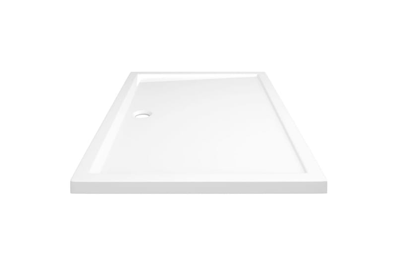 brusekar 80x120 cm ABS rektangulært hvid - Hvid - Hus & renovering - Køkken & bad - Badeværelse - Brusearmatur & tilbehør