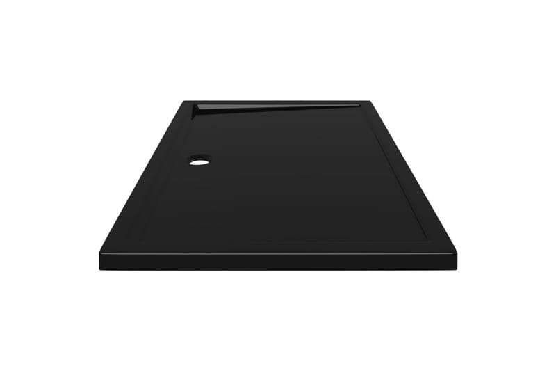 brusekar 80x120 cm ABS rektangulært sort - Sort - Hus & renovering - Køkken & bad - Badeværelse - Brusearmatur & tilbehør