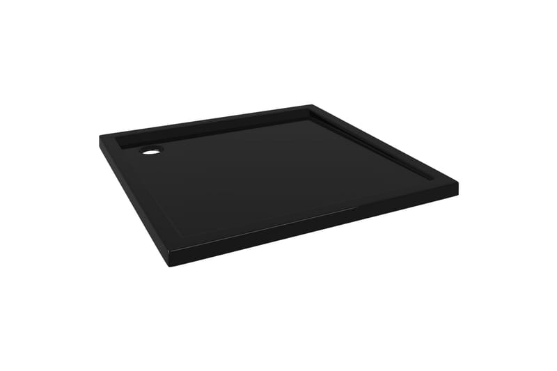 brusekar 80x80 cm ABS firkantet sort - Sort - Hus & renovering - Køkken & bad - Badeværelse - Brusearmatur & tilbehør