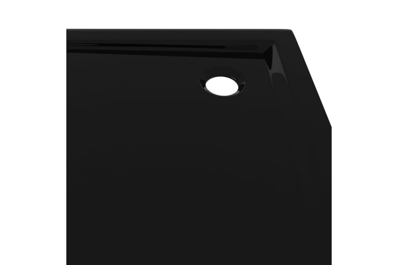 brusekar 80x80 cm ABS firkantet sort - Sort - Hus & renovering - Køkken & bad - Badeværelse - Brusearmatur & tilbehør