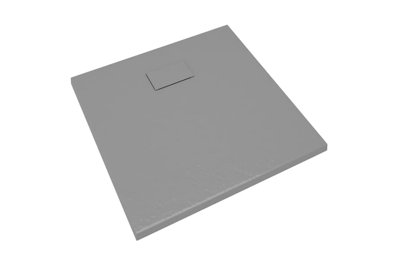 brusekar 80x80 cm SMC grå - Grå - Brusekar - Øvrige badeværelsestilbehør