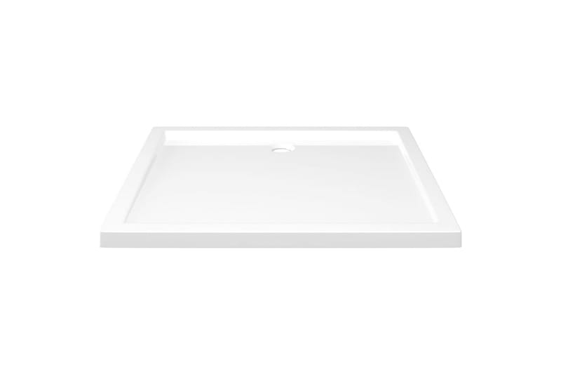 brusekar 80x90 cm ABS rektangulært hvid - Hvid - Hus & renovering - Køkken & bad - Badeværelse - Brusearmatur & tilbehør