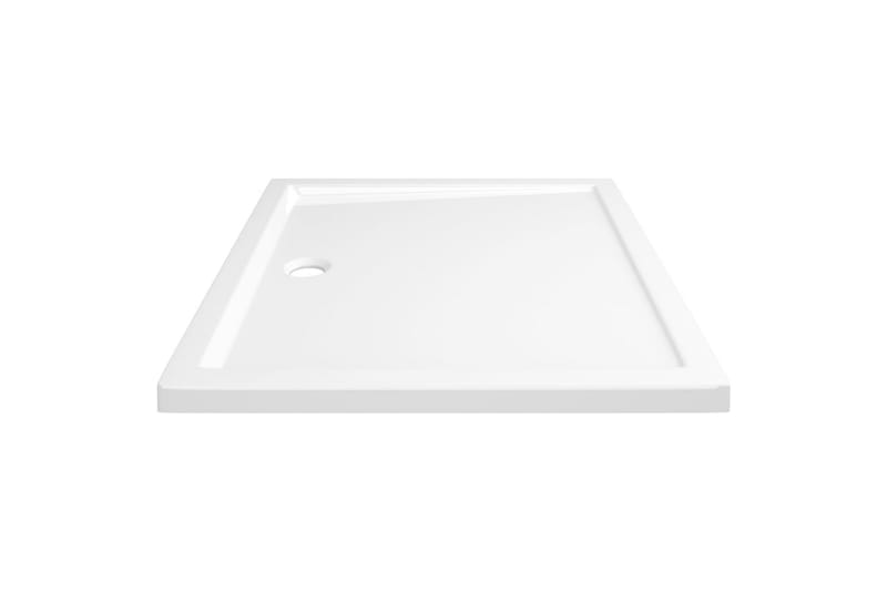 brusekar 80x90 cm ABS rektangulært hvid - Hvid - Hus & renovering - Køkken & bad - Badeværelse - Brusearmatur & tilbehør