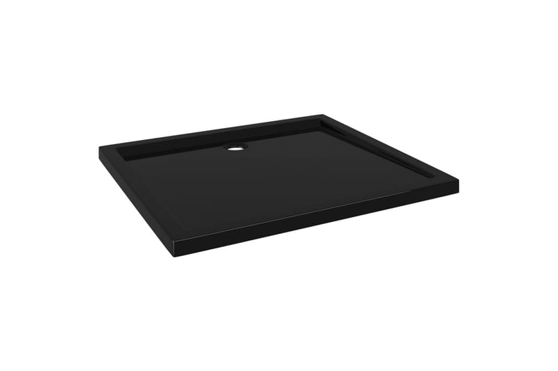 brusekar 80x90 cm ABS rektangulært sort - Sort - Hus & renovering - Køkken & bad - Badeværelse - Brusearmatur & tilbehør