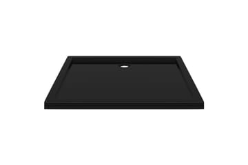 brusekar 80x90 cm ABS rektangulært sort - Sort - Hus & renovering - Køkken & bad - Badeværelse - Brusearmatur & tilbehør