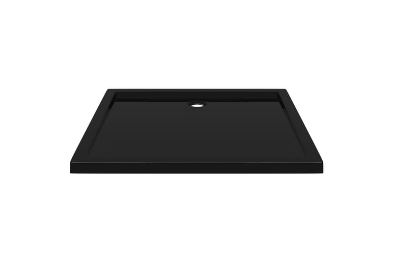brusekar 80x90 cm ABS rektangulært sort - Sort - Hus & renovering - Køkken & bad - Badeværelse - Brusearmatur & tilbehør