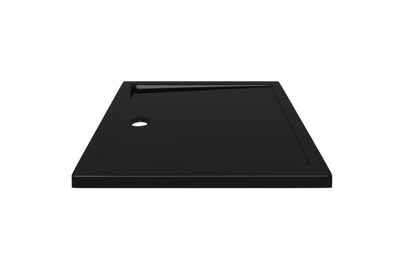 brusekar 80x90 cm ABS rektangulært sort - Sort - Hus & renovering - Køkken & bad - Badeværelse - Brusearmatur & tilbehør