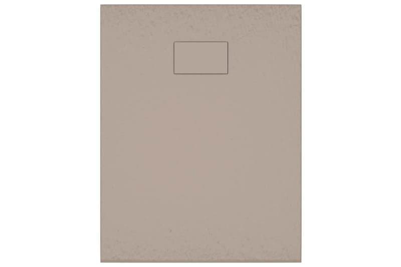 brusekar 90x70 cm SMC brun - Brun - Hus & renovering - Køkken & bad - Badeværelse - Brusearmatur & tilbehør