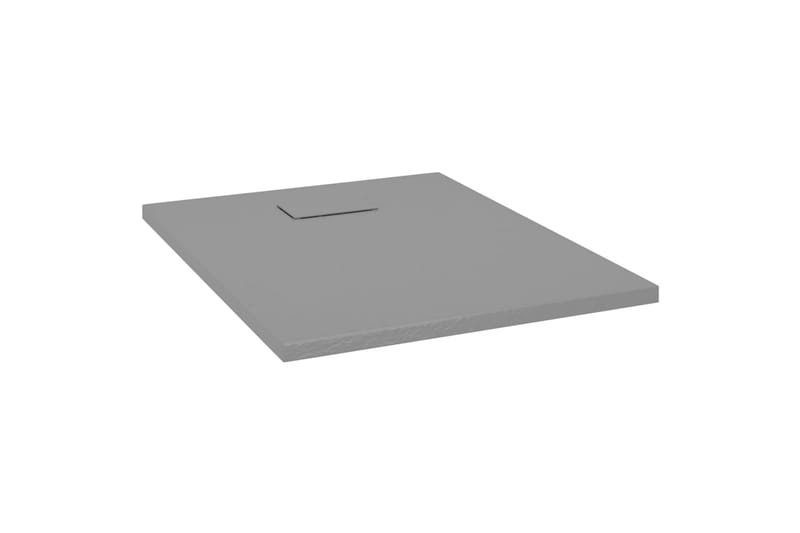 brusekar 90x70 cm SMC grå - Grå - Hus & renovering - Køkken & bad - Badeværelse - Brusearmatur & tilbehør
