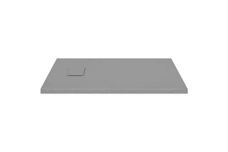 brusekar 90x70 cm SMC grå - Grå - Brusekar - Øvrige badeværelsestilbehør