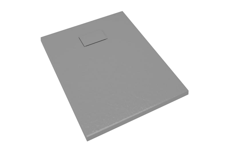brusekar 90x70 cm SMC grå - Grå - Hus & renovering - Køkken & bad - Badeværelse - Brusearmatur & tilbehør