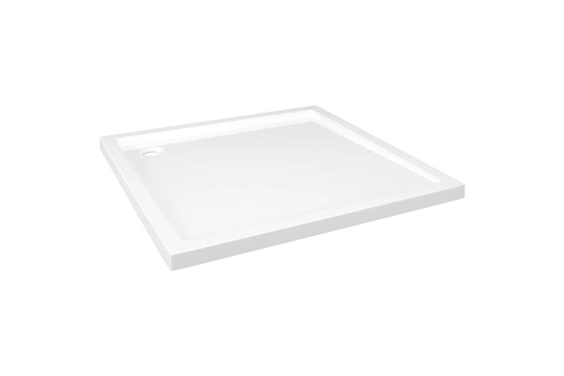 brusekar 90x90 cm ABS firkantet - Hvid - Hus & renovering - Køkken & bad - Badeværelse - Brusearmatur & tilbehør