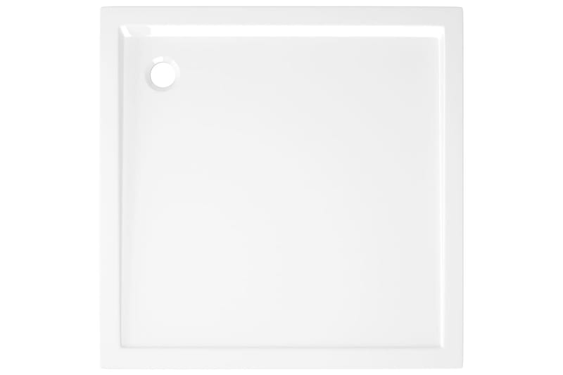 brusekar 90x90 cm ABS firkantet - Hvid - Hus & renovering - Køkken & bad - Badeværelse - Brusearmatur & tilbehør