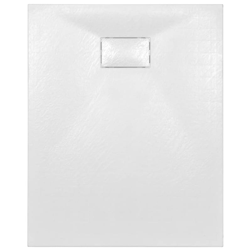 brusekar SMC 100 x 80 cm hvid - Hvid - Brusekar - Øvrige badeværelsestilbehør