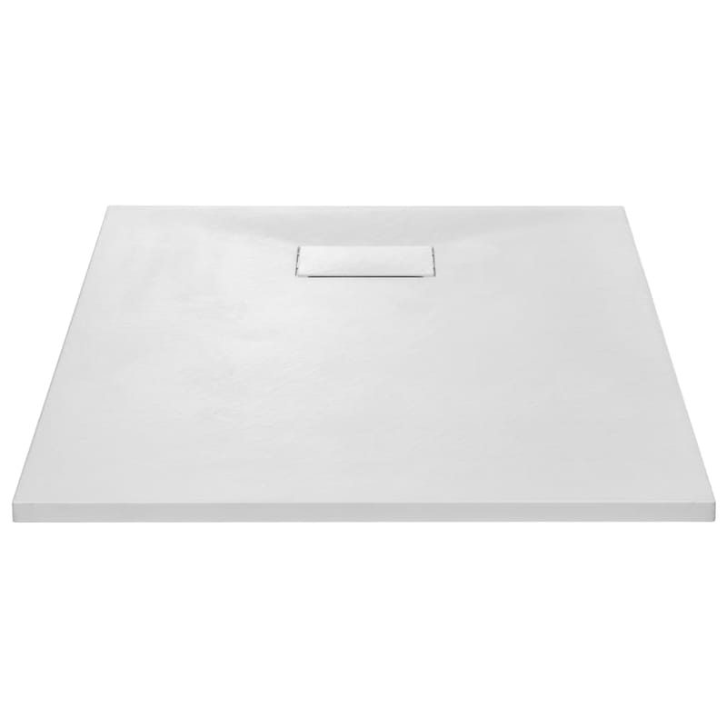 brusekar SMC 100 x 80 cm hvid - Hvid - Brusekar - Øvrige badeværelsestilbehør