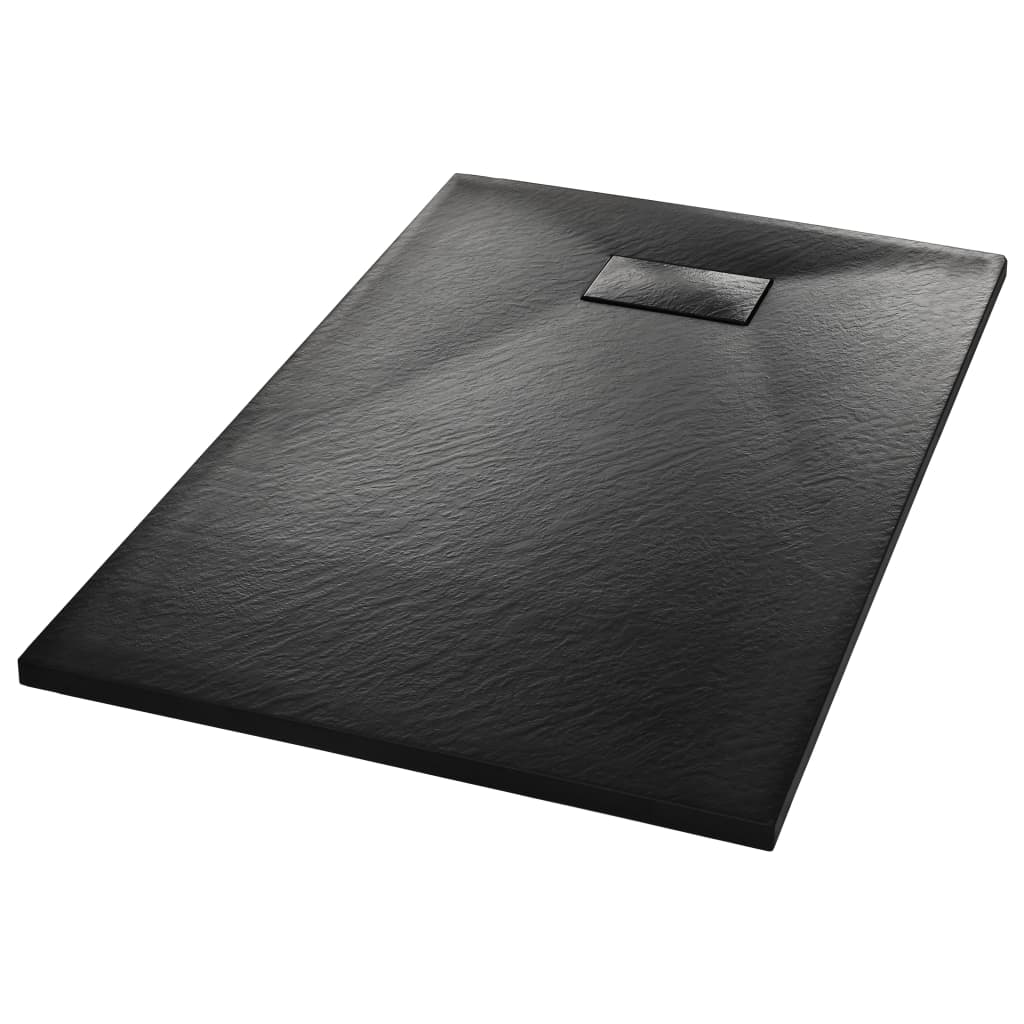 brusekar SMC 100 x 80 cm sort - Sort - Hus & renovering - Køkken & bad - Badeværelse - Brusearmatur & tilbehør