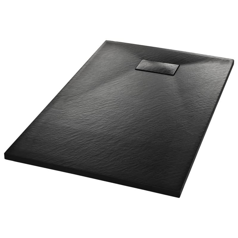 brusekar SMC 100 x 80 cm sort - Sort - Brusekar - Øvrige badeværelsestilbehør