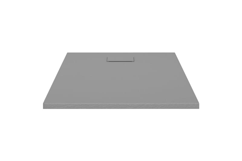 brusekar SMC 100x80 cm grå - Grå - Brusekar - Øvrige badeværelsestilbehør