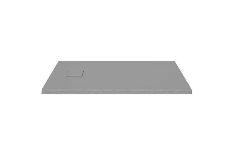 brusekar SMC 100x80 cm grå - Grå - Brusekar - Øvrige badeværelsestilbehør