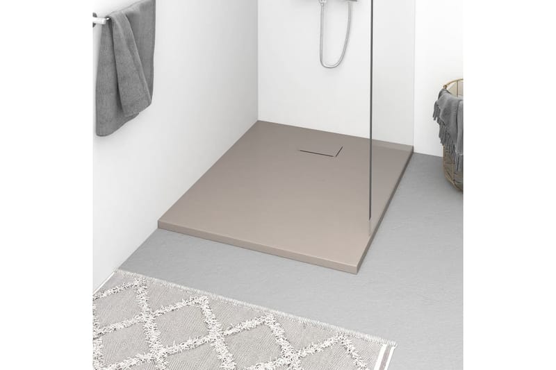 brusekar SMC 100x80 cm sort - Brun - Hus & renovering - Køkken & bad - Badeværelse - Brusearmatur & tilbehør